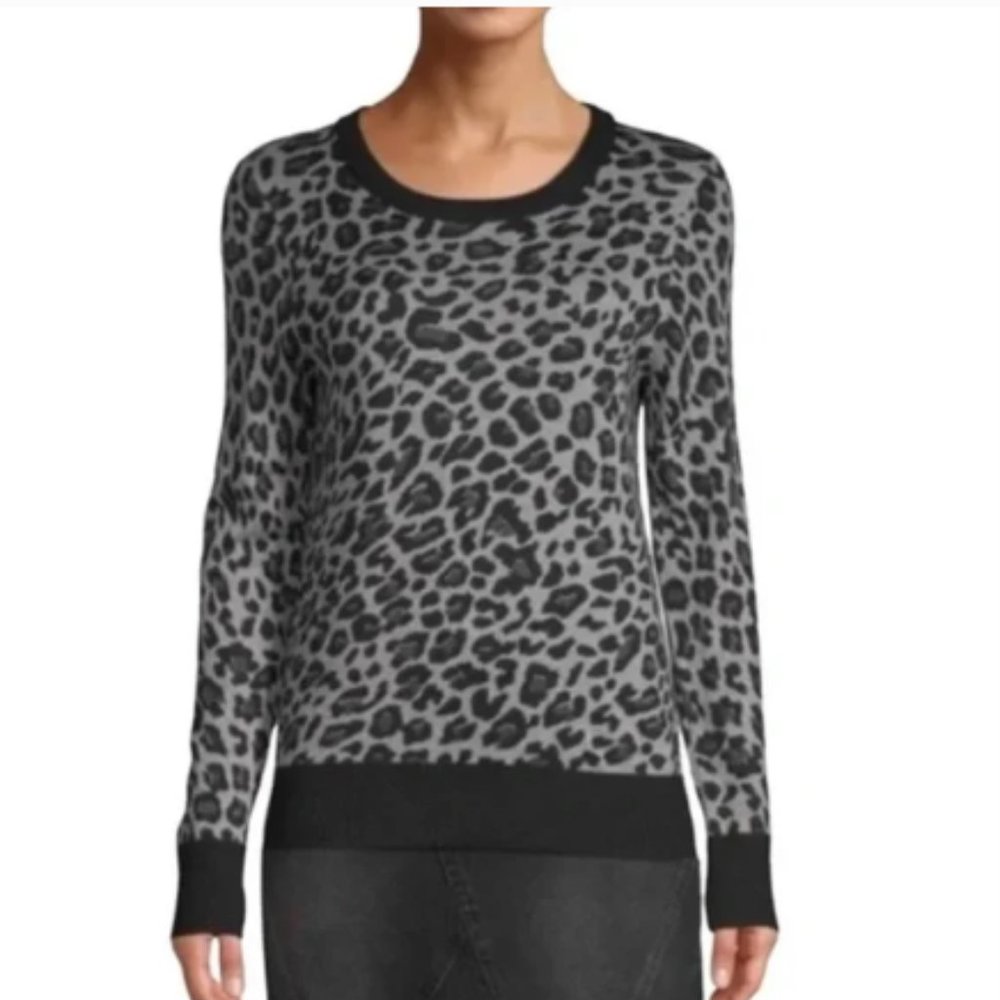 Isaac Mizrahi Leopard Print Sweater (75)